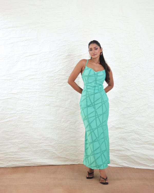 I CAUGHT YOU MIDNIGHT GREEN MAXI - Image 3